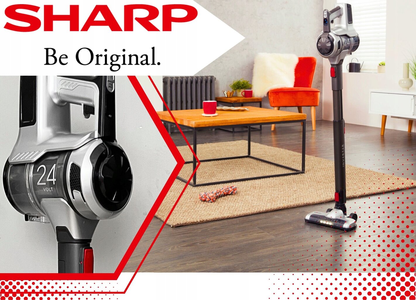 Sharp SA-VP3501BS cena un informācija | Putekļu sūcēji - slotas | 220.lv