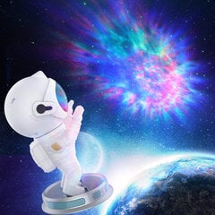 Светодиодный 3D-галактический и звездный проектор, ночник, астронавт Spaceman цена и информация | Праздничные декорации | 220.lv