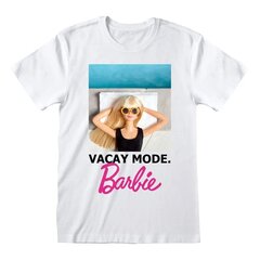 T-krekls sievietēm Barbie Vacay Mode, balts cena un informācija | T-krekli sievietēm | 220.lv