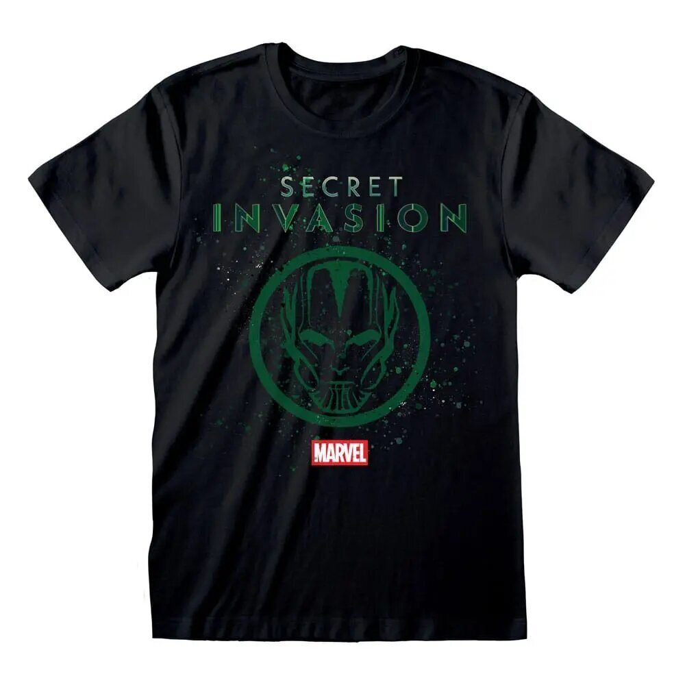 T-krekls vīriešiem Marvel Secret Invasion Logo, melns cena un informācija | Vīriešu T-krekli | 220.lv
