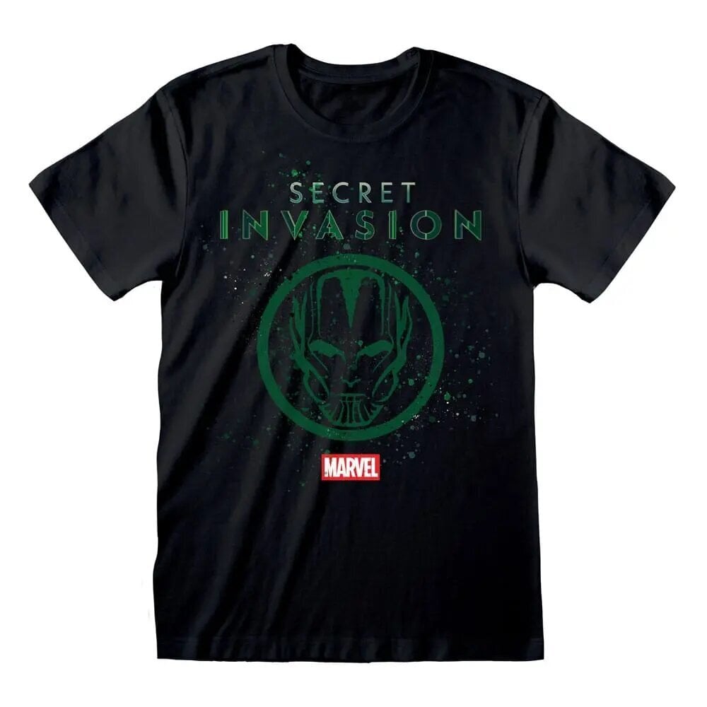 T-krekls vīriešiem Marvel Secret Invasion Logo, melns цена и информация | Vīriešu T-krekli | 220.lv