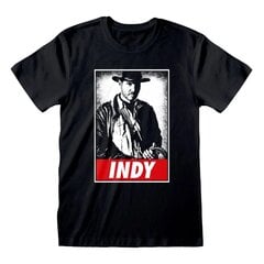 T-krekls vīriešiem Indiana Jones Indy, melns cena un informācija | Vīriešu T-krekli | 220.lv