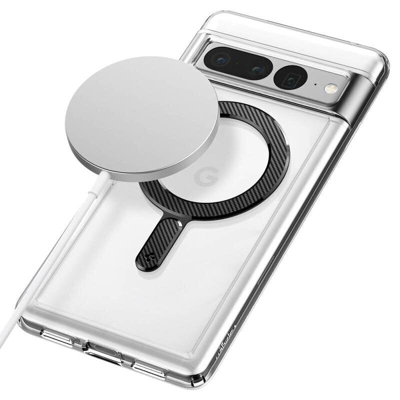 Spigen Onetap Ring Magnetic MagSafe Plate Carbon цена и информация | Mobilo telefonu aksesuāri | 220.lv