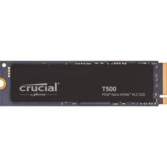 Crucial T500 (CT500T500SSD8) цена и информация | Внутренние жёсткие диски (HDD, SSD, Hybrid) | 220.lv