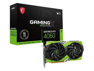 MSI GeForce RTX 4060 Gaming X NV Edition 8G цена и информация | Видеокарты (GPU) | 220.lv