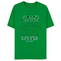 T-krekls vīriešiem Pokemon Venusaur 210523, zaļš cena un informācija | Vīriešu T-krekli | 220.lv