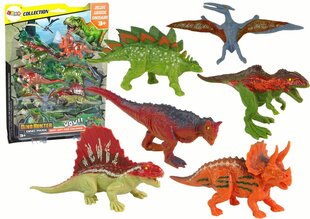 Dinozauru figūriņu komplekts Lean Toys, 6 gab. цена и информация | Игрушки для мальчиков | 220.lv