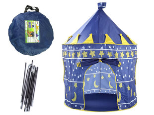 Bērnu telts mājiņa Moon Palace Lean Toys, zila cena un informācija | Bērnu rotaļu laukumi, mājiņas | 220.lv