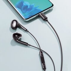 Maxlife wired earphones MXEP-04 USB-C black цена и информация | Наушники | 220.lv