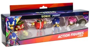 Экшн-фигурки P.M.I. Sonic Prime (набор из 4 штук) (S1) (7,5 см) (случайные) (SON6040) цена и информация | Атрибутика для игроков | 220.lv