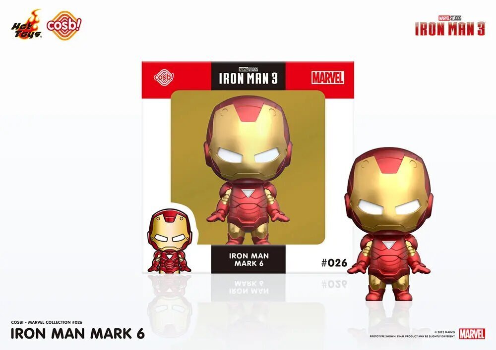 Figūra Iron Man 6 Hot Toys, 8 cm cena un informācija | Rotaļlietas zēniem | 220.lv