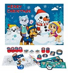 Adventes kalendārs bērniem Paw Patrol PPTR8025 cena un informācija | Rotaļlietas zēniem | 220.lv