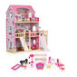 Leļļu namiņš ar terasi un slidotavu Eco Toys HM014075, rozā, 73,5 x 39 x 23 cm цена и информация | Rotaļlietas meitenēm | 220.lv