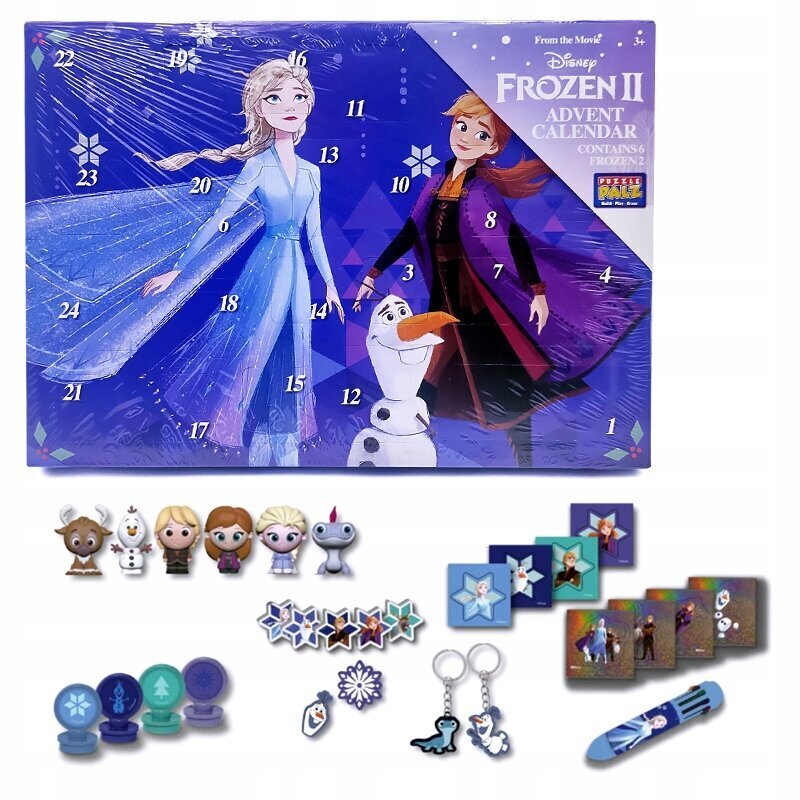 Adventes kalendārs Frozen II DFR2-6977-KFL цена и информация | Rotaļlietas meitenēm | 220.lv