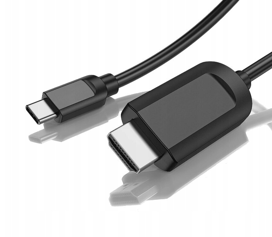 Hikey, HDMI- USB-C, 2 m cena un informācija | Kabeļi un vadi | 220.lv
