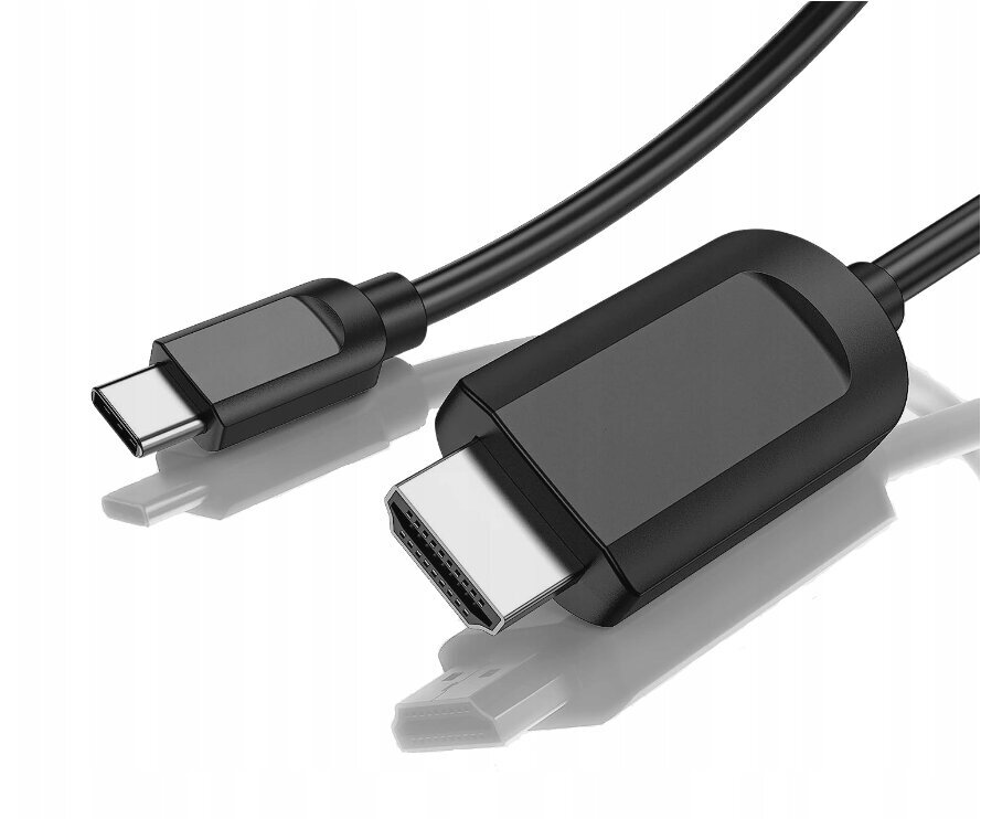 Hikey, HDMI- USB-C, 2 m cena un informācija | Kabeļi un vadi | 220.lv