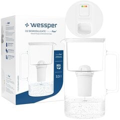 Кувшин Wessper D2 Borosilicate FutureFlow, 3.3 л цена и информация | Фильтры для воды | 220.lv