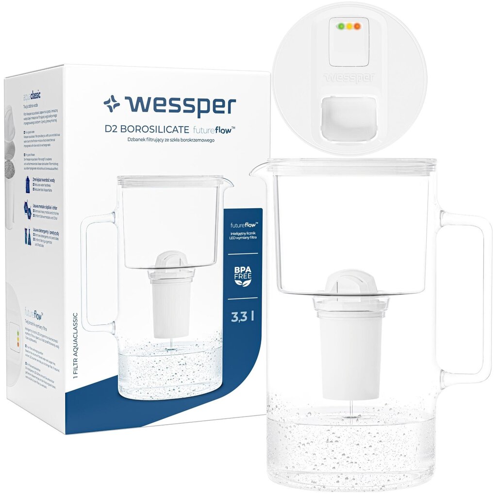 Wessper D2 filtrs 3,3 l cena un informācija | Ūdens filtri | 220.lv