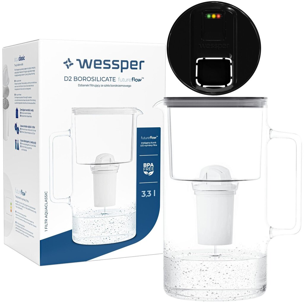 Wessper D2 filtrs 3,3 l cena un informācija | Ūdens filtri | 220.lv