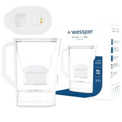 Кувшин Wessper D3 Slim FutureFlow, 2.7 л цена и информация | Фильтры для воды | 220.lv