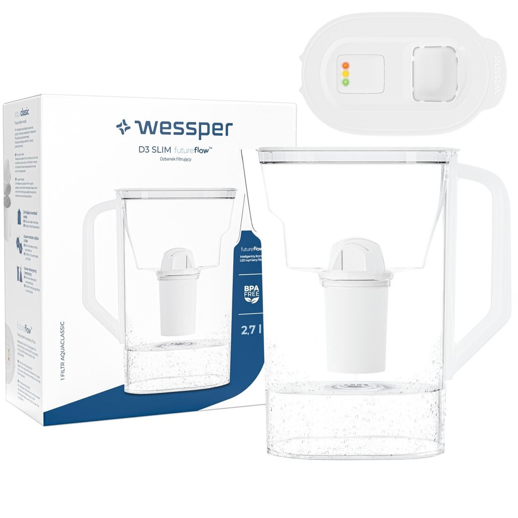 Wessper D3 filtrs 2,7 l cena un informācija | Ūdens filtri | 220.lv