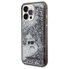 Karl Lagerfeld KLHCP13LLKCNSK iPhone 13 Pro | 13 6.1" transparent hardcase Liquid Glitter Choupette цена и информация | Чехлы для телефонов | 220.lv