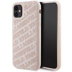 Karl Lagerfeld KLHCN61PQKPMP iPhone 11 | Xr 6.1" różowy|pink hardcase Quilted K Pattern цена и информация | Чехлы для телефонов | 220.lv