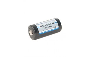 Akumulators Keeppower 16340 800mAh Li-Ion 3.7V cena un informācija | Baterijas | 220.lv