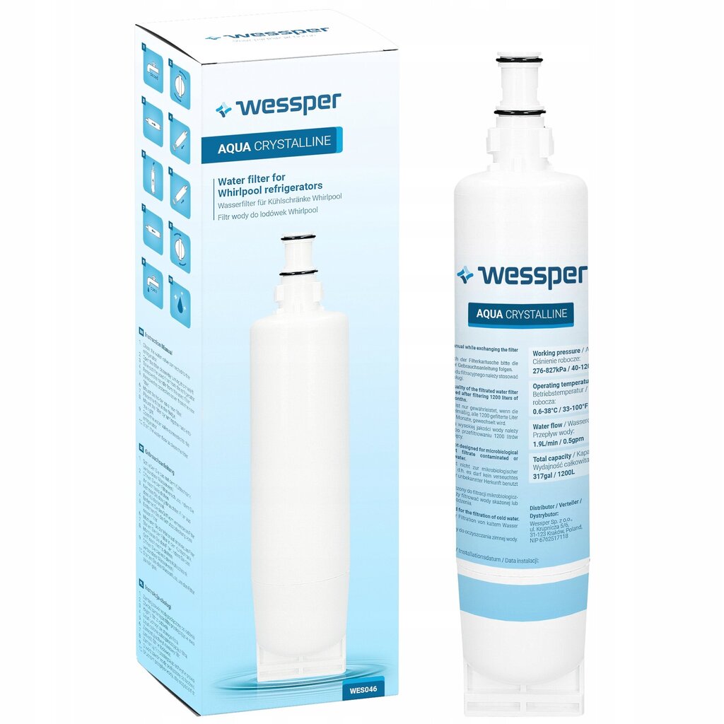 Wessper filtrs 1 gab. цена и информация | Ūdens filtri | 220.lv