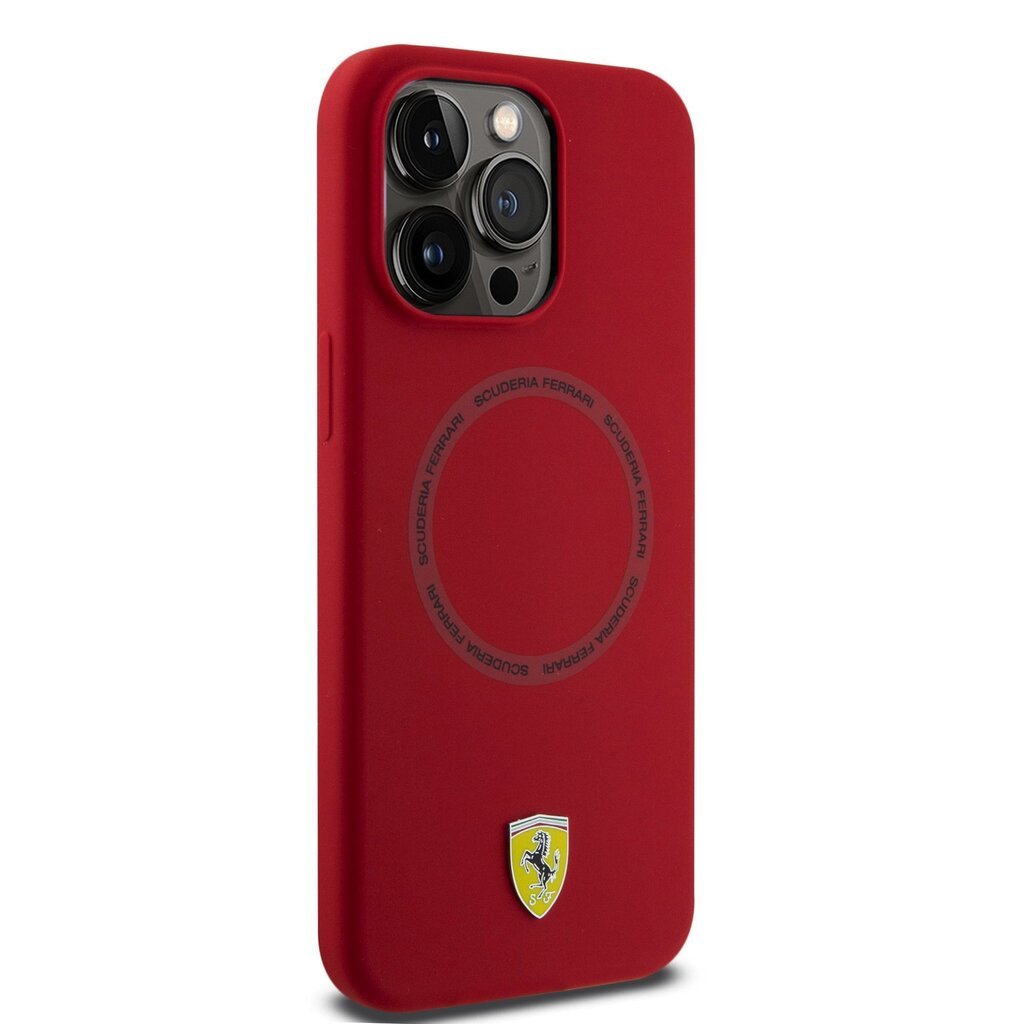 Ferrari Silicone Scuderia MagSafe Case цена и информация | Telefonu vāciņi, maciņi | 220.lv