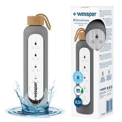 Стеклянная бутылка Wessper B1 Borosilicate, 0.5 л цена и информация | Фляги для воды | 220.lv