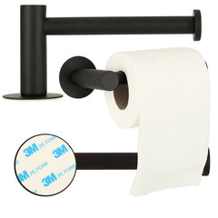 Держатель для туалетной бумаги 15 х 8 SC43 черный цена и информация | Аксессуары для ванной комнаты | 220.lv