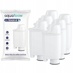 AquaFloow Intensive+ ūdens filtrs 6 gab. cena un informācija | Kafijas automātu piederumi | 220.lv