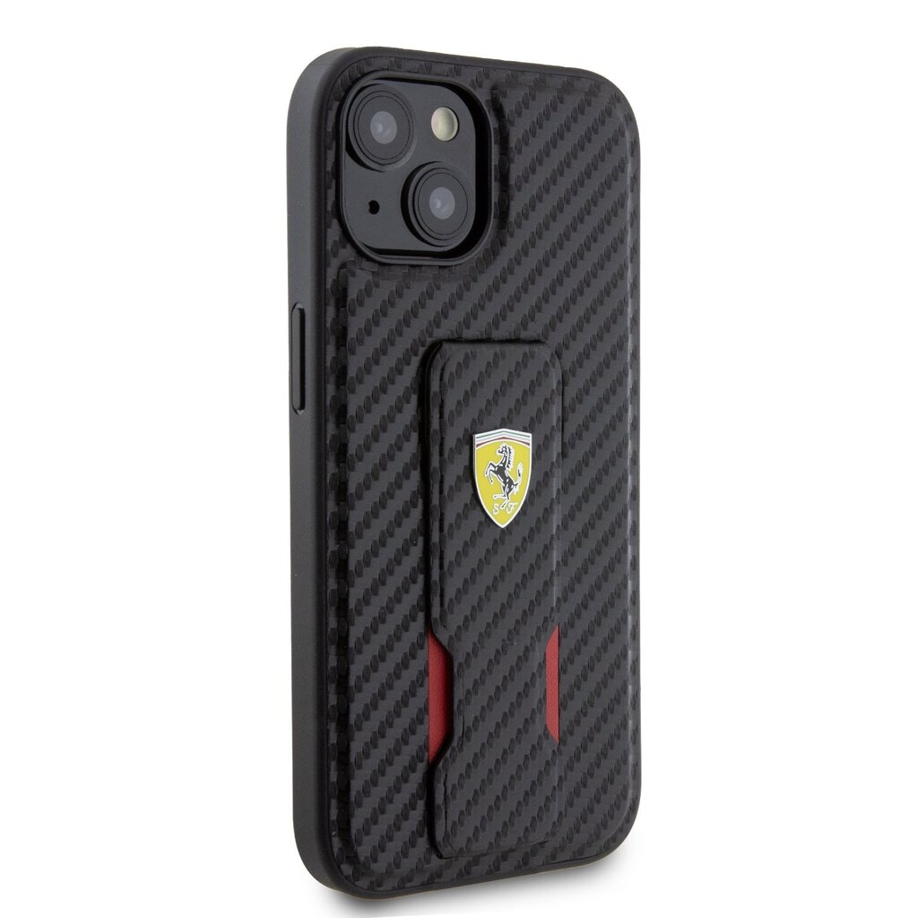 Ferrari Carbon Grip Stand cena un informācija | Telefonu vāciņi, maciņi | 220.lv