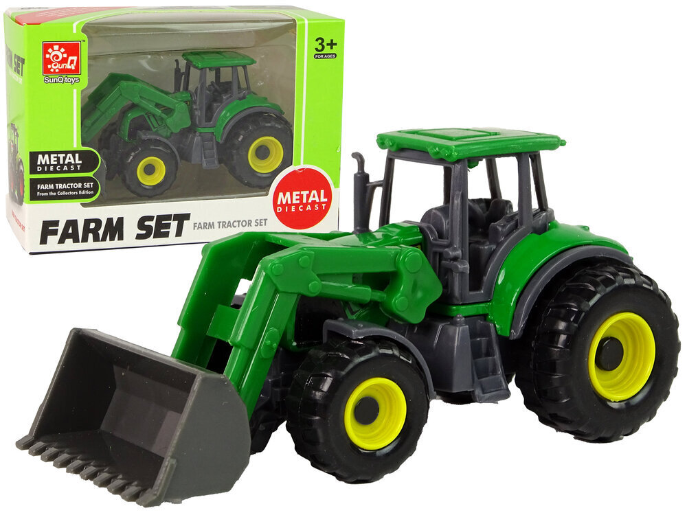 Rotaļu traktors Lean Toys, zaļš цена и информация | Rotaļlietas zēniem | 220.lv