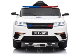 Elektriskā policijas automašīna bērniem Range Rover Police, balta cena un informācija | Bērnu elektroauto | 220.lv