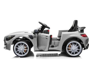 Vienvietīgs elektromobilis bērniem Mercedes GTR, sudraba krāsā cena un informācija | Bērnu elektroauto | 220.lv