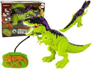 Radiovadāms dinozaurs Lean Toys, zaļš cena un informācija | Rotaļlietas zēniem | 220.lv