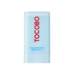 Sauļošanās krēms Tocobo Cotton Soft Sun Stick SPF50+, 19g cena un informācija | Sauļošanās krēmi | 220.lv