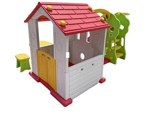 Rotaļu namiņš ar šūpolēm un slidkalniņu cena un informācija | Bērnu rotaļu laukumi, mājiņas | 220.lv