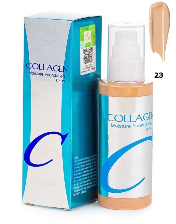 Maskēšanas līdzeklis Enough Collagen Moisture Foundation, SPF15, 23 cena un informācija | Grima bāzes, tonālie krēmi, pūderi | 220.lv