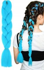 Sintētiskie mati, zilas pīnes, WA3 цена и информация | Аксессуары для волос | 220.lv