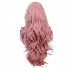 Parūka, gari cirtaini mati, rozā, W89 cena un informācija | Matu aksesuāri | 220.lv