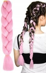 Sintētiskie mati, rozā pīnes, WA2 цена и информация | Аксессуары для волос | 220.lv