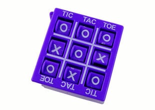 Žaidimas Tic-tac-toe, 4,5 cm, violetinis цена и информация | Настольные игры, головоломки | 220.lv