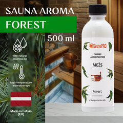 Лес аромат для сауны SaunaPro, 500 мл цена и информация | Аксессуары для сауны и бани | 220.lv