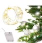 LED vītne ar baterijām, 50 LED, 5 m cena un informācija | Ziemassvētku lampiņas, LED virtenes | 220.lv