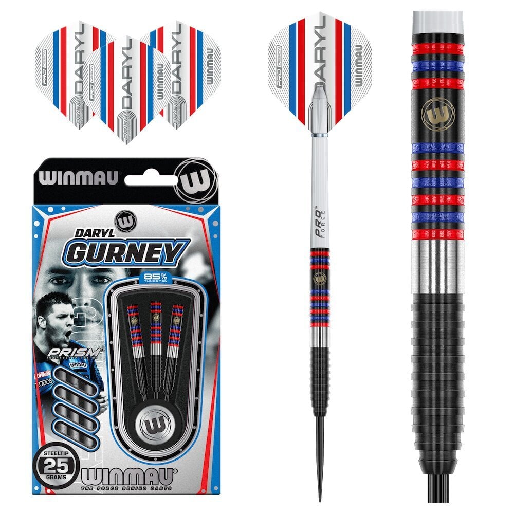 Šautriņas Winmau Daryl Gurney Pro-Series, 25 gr. cena un informācija | Šautriņmešana, dārts | 220.lv