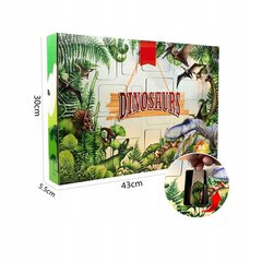 Adventes kalendārs Dinozauri цена и информация | Конструктор автомобилей игрушки для мальчиков | 220.lv