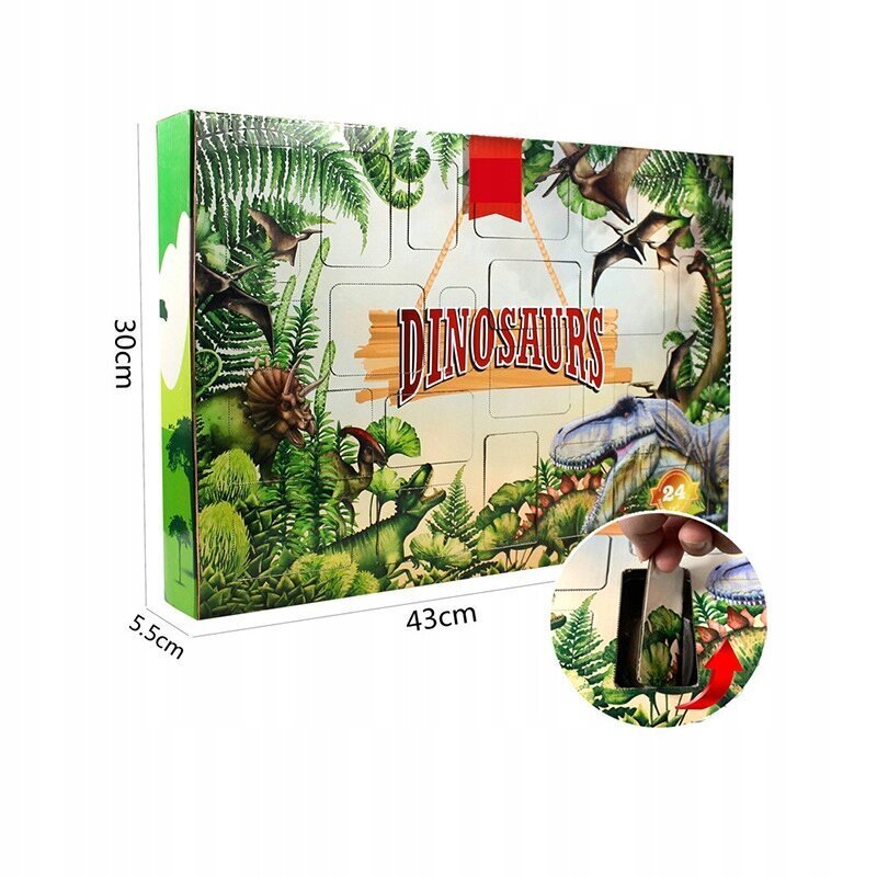 Adventes kalendārs Dinozauri цена и информация | Rotaļlietas zēniem | 220.lv